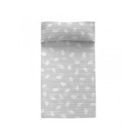 Trapunta HappyFriday Basic Kids Grigio 200 x 260 cm Nuvole