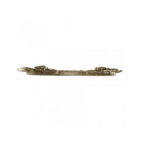 Vassoio DKD Home Decor Specchio Dorato Resina Uccelli (45 x 27 x 3,7 cm)