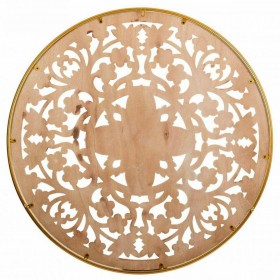 Decorazione da Parete Alexandra House Living Bianco Metallo Legno MDF 3 x 87 x 87 cm