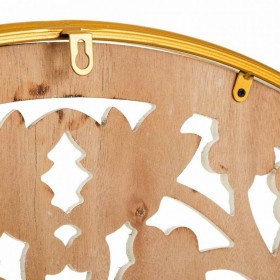 Decorazione da Parete Alexandra House Living Bianco Metallo Legno MDF 3 x 87 x 87 cm
