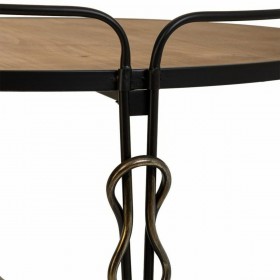 Tavolino da Caffè Alexandra House Living Marrone Metallo Legno di abete Legno MDF 78 x 53 x 78 cm