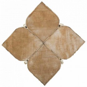 Tavolino da Caffè Alexandra House Living Bianco Metallo Legno di abete Legno MDF 48 x 66 x 48 cm