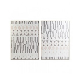 Quadro DKD Home Decor 100 x 4 x 140 cm Boho (2 Unità)