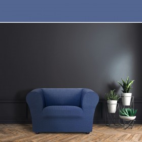 Copridivano poltrona Eysa JAZ Azzurro 110 x 100 x 130 cm