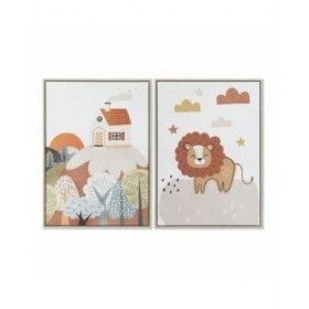 Quadro DKD Home Decor 53 x 4,5 x 73 cm Per bambini (2 Unità)