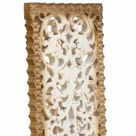 Decorazione da Parete Alexandra House Living Bianco Legno MDF 2 x 108 x 27 cm