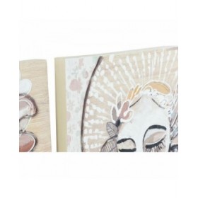 Quadro DKD Home Decor 60 x 3,7 x 120 cm Donna Coloniale (2 Unità)