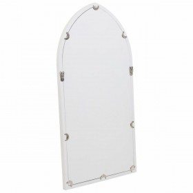 Specchio da parete Alexandra House Living Bianco Vetro Legno di abete Legno MDF 2 x 80 x 40 cm