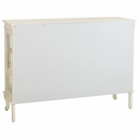 Credenza Alexandra House Living Bianco Vetro Legno di abete Legno MDF 40 x 101 x 142 cm