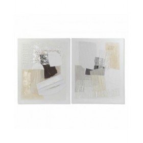 Quadro DKD Home Decor 80 x 3,7 x 100 cm Astratto Città (2 Unità)