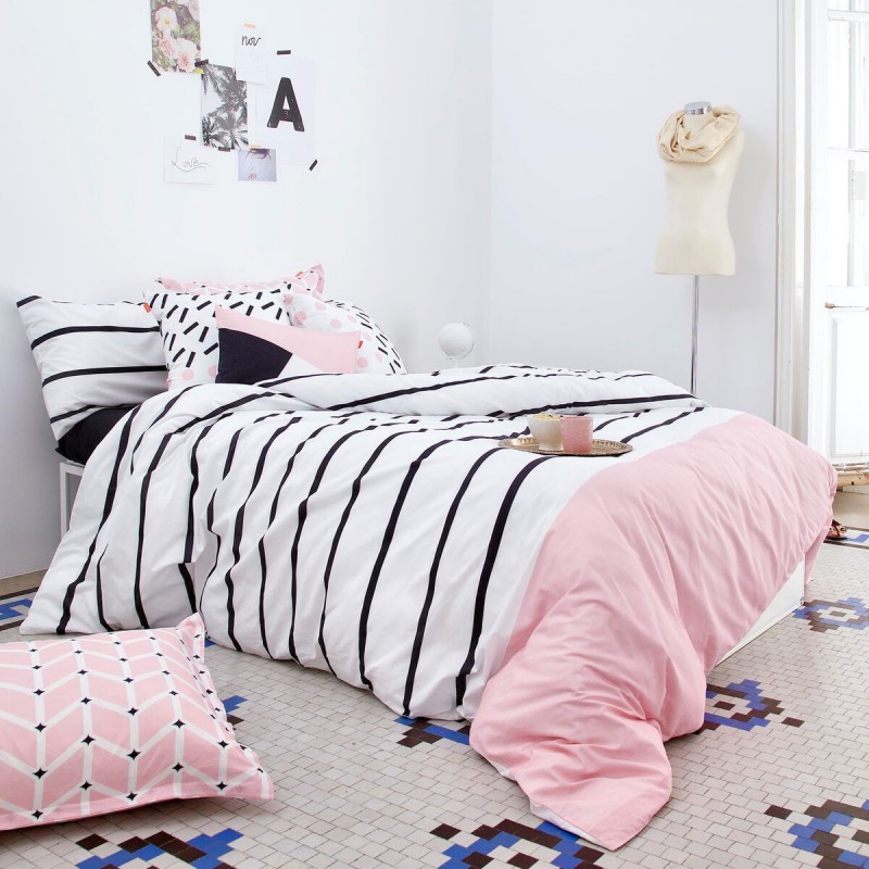 Copripiumino HappyFriday BLANC Multicolore Ala francese 220 x 220 cm 28 x 4 x 38 cm