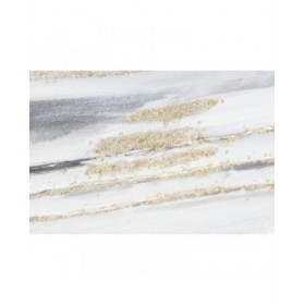 Quadro DKD Home Decor Azzurro Grigio Astratto Moderno 90 x 3,7 x 90 cm (2 Unità)