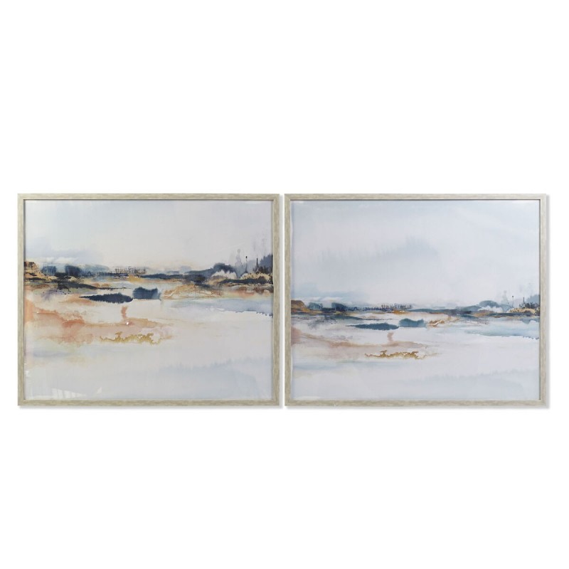 Quadro DKD Home Decor Astratto Moderno (104 x 4 x 83,5 cm) (2 Unità)