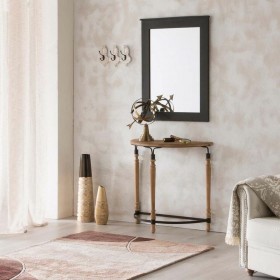 Ingresso Alexandra House Living Marrone Metallo Legno di abete Legno MDF 35 x 76 x 80 cm