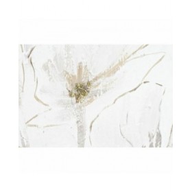 Quadro DKD Home Decor Tropicale Foglia della pianta (80 x 3,5 x 80 cm) (2 Unità)