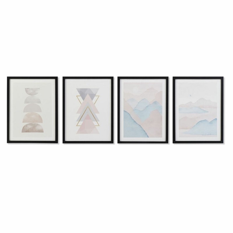 Quadro DKD Home Decor Montagna (30 x 3 x 40 cm) (4 Unità)
