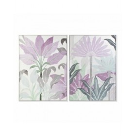 Quadro DKD Home Decor 103,5 x 4,5 x 144 cm Tropicale (2 Unità)