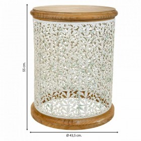 Tavolino da Caffè Alexandra House Living Marrone Metallo Legno di abete Legno MDF 43 x 55 x 43 cm