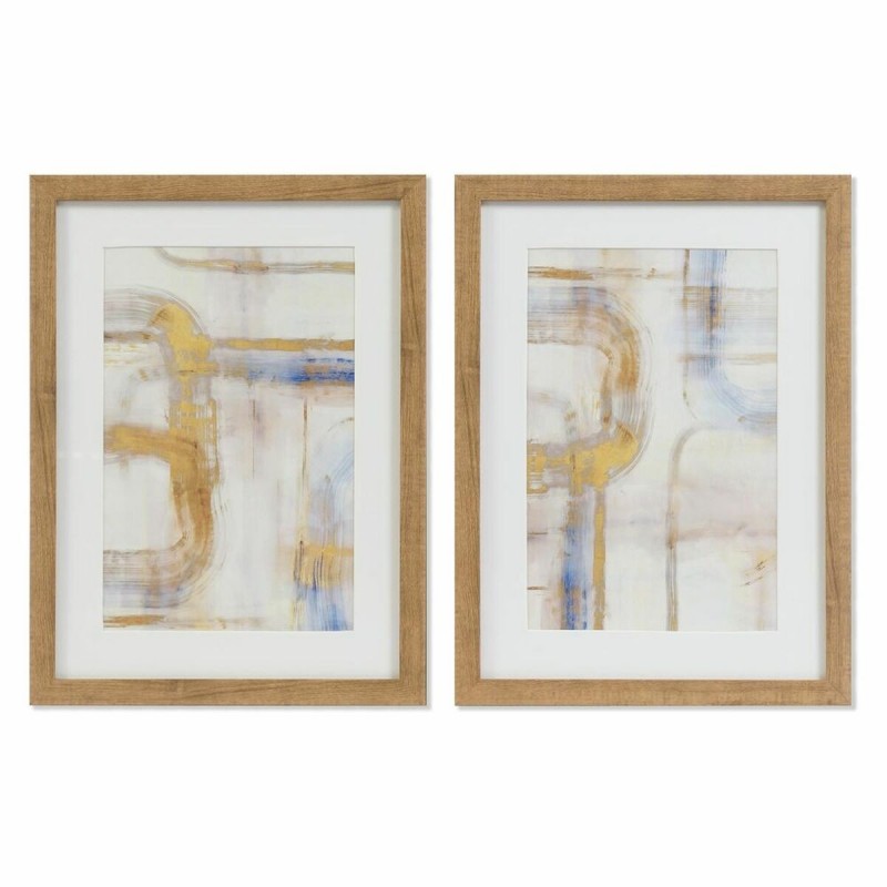 Quadro DKD Home Decor Astratto (30 x 3 x 40 cm) (2 Unità)