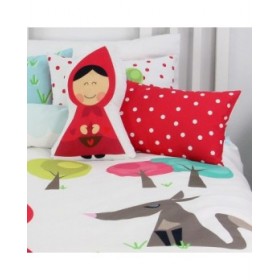 Fodera per cuscino HappyFriday Mr Fox Grandma Multicolore 50 x 30 cm