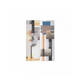 Quadro DKD Home Decor Moderno (90 x 2,3 x 30 cm) (2 Unità) (90 x 2 x 30 cm)