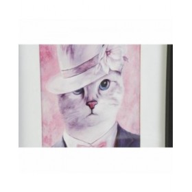 Quadro DKD Home Decor Gatti (35 x 2,5 x 45 cm) (35 x 2 x 45 cm) (4 Unità)