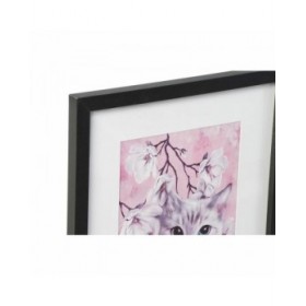 Quadro DKD Home Decor Gatti (35 x 2,5 x 45 cm) (35 x 2 x 45 cm) (4 Unità)