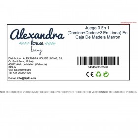 Set di giochi tradizionali Alexandra House Living Marrone 13 x 4 x 28 cm 3 in 1