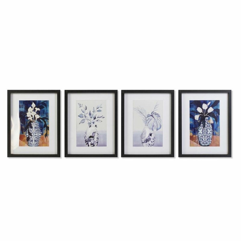 Quadro DKD Home Decor Vaso (35 x 2,5 x 45 cm) (35 x 2 x 45 cm) (4 Unità)