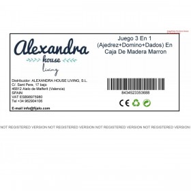 Set di giochi tradizionali Alexandra House Living Marrone 16 x 3 x 15 cm 3 in 1