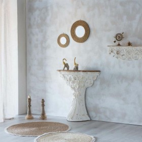 Statua Decorativa Alexandra House Living Marrone Legno di mango Scacchi 14 x 36 x 14 cm
