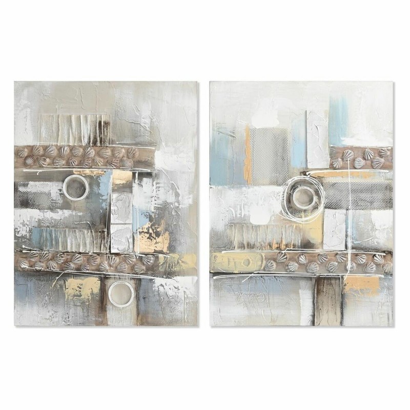 Quadro DKD Home Decor Astratto Moderno (60 x 3 x 80 cm) (2 Unità)