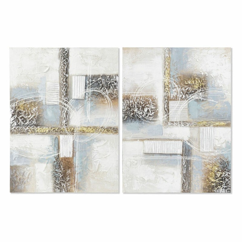 Quadro DKD Home Decor Astratto (60 x 3 x 80 cm) (2 Unità)
