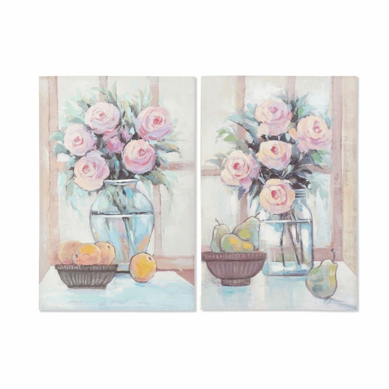 Quadro DKD Home Decor Vaso (60 x 2,5 x 90 cm) (2 Unità)