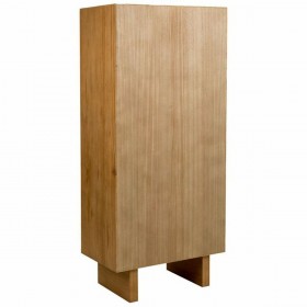 Armadio Alexandra House Living Marrone Corda Legno di abete Legno di paulownia 45 x 170 x 80 cm 45 x 170 x 75 cm