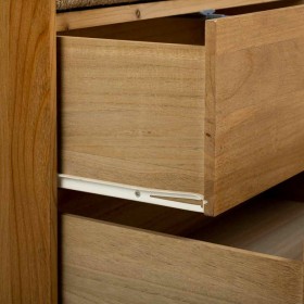Armadio Alexandra House Living Marrone Corda Legno di abete Legno di paulownia 45 x 170 x 80 cm 45 x 170 x 75 cm