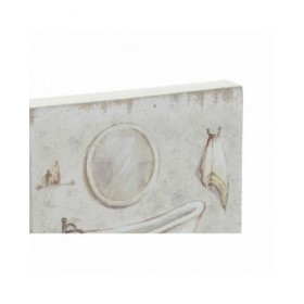 Quadro DKD Home Decor Bagni (2 Unità) (20 x 3 x 20 cm)