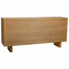 Credenza Alexandra House Living Marrone Legno di abete Legno di paulownia 36 x 75 x 160 cm