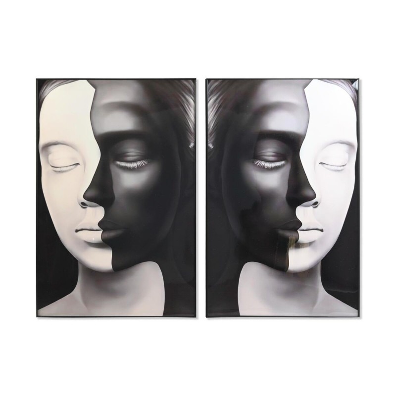 Quadro DKD Home Decor Donna (80 x 3 x 120 cm) (2 Unità)