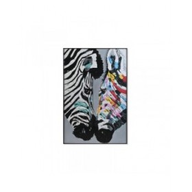 Quadro DKD Home Decor Zebra 80 x 3 x 120 cm Moderno