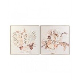Quadro DKD Home Decor 100 x 4 x 100 cm Città (2 Unità)