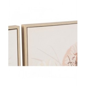 Quadro DKD Home Decor 100 x 4 x 100 cm Città (2 Unità)