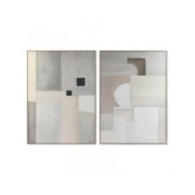Quadro DKD Home Decor Astratto (100 x 4 x 140 cm) (2 Unità)