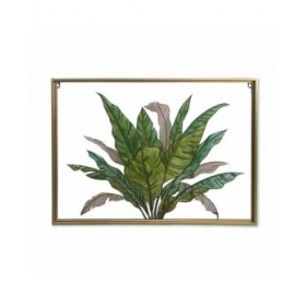 Tela DKD Home Decor Tropicale Foglia della pianta (80 x 3 x 60 cm)