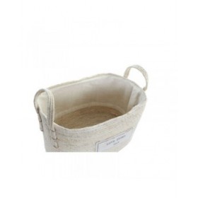 Set di Cestini DKD Home Decor Cotone Fibra (34 x 23 x 20 cm)