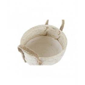 Set di Cestini DKD Home Decor 33 x 33 x 20 cm Fibra naturale (2 Unità)