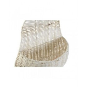 Cestino DKD Home Decor Da muro 55 x 33 x 14 cm Rattan (2 Unità)