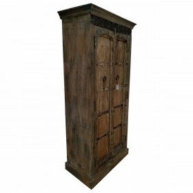 Armadio Alexandra House Living Marrone polistirene Legno di mango 43 x 188 x 91 cm