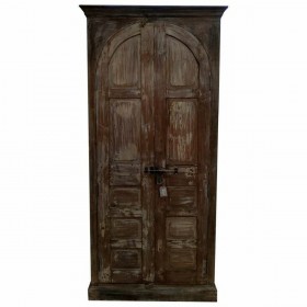Armadio Alexandra House Living Marrone polistirene Legno di mango 40 x 225 x 101 cm