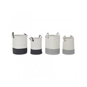 Set di Cestini DKD Home Decor 40 x 40 x 52 cm (2 Unità)